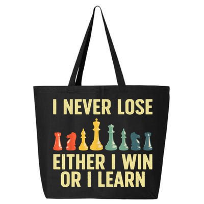 Best Chess Player For Board Game Chess Lover 25L Jumbo Tote