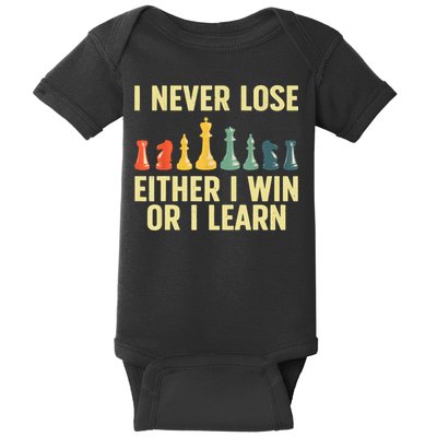 Best Chess Player For Board Game Chess Lover Baby Bodysuit