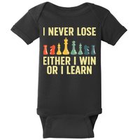 Best Chess Player For Board Game Chess Lover Baby Bodysuit