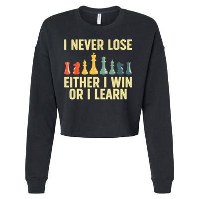 Best Chess Player For Board Game Chess Lover Cropped Pullover Crew