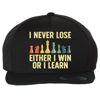 Best Chess Player For Board Game Chess Lover Wool Snapback Cap