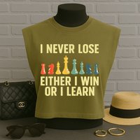 Best Chess Player For Board Game Chess Lover Garment-Dyed Women's Muscle Tee
