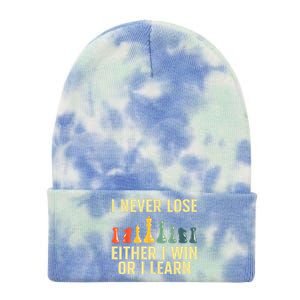 Best Chess Player For Board Game Chess Lover Tie Dye 12in Knit Beanie