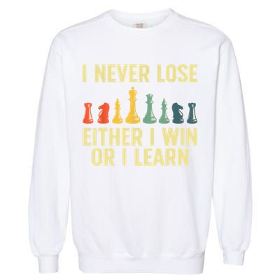 Best Chess Player For Board Game Chess Lover Garment-Dyed Sweatshirt