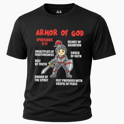 Bible Chapters Put On The Full Armor Of God Performance Shirt