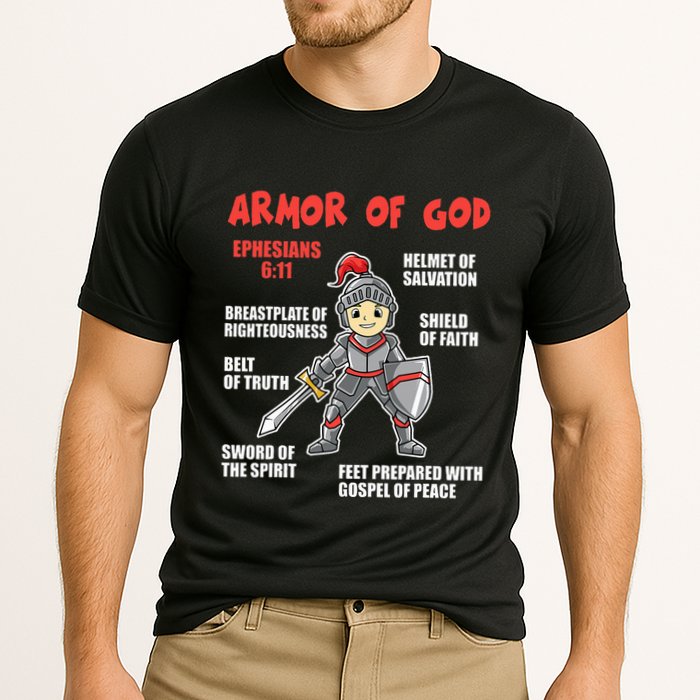 Bible Chapters Put On The Full Armor Of God Cooling Performance Crew T-Shirt
