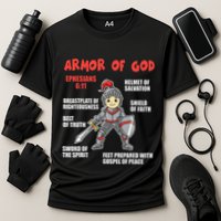 Bible Chapters Put On The Full Armor Of God Cooling Performance Crew T-Shirt