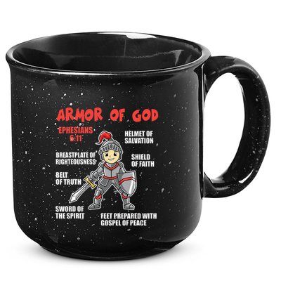 Bible Chapters Put On The Full Armor Of God 15oz Campfire Ceramic Mug