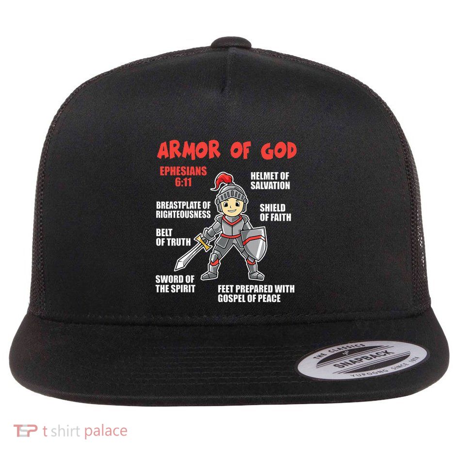 Bible Chapters Put On The Full Armor Of God Flatbill Hat