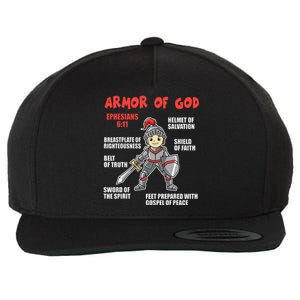 Bible Chapters Put On The Full Armor Of God Wool Snapback Cap