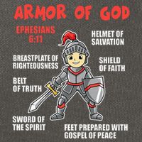 Bible Chapters Put On The Full Armor Of God Cotton Canvas Backpack