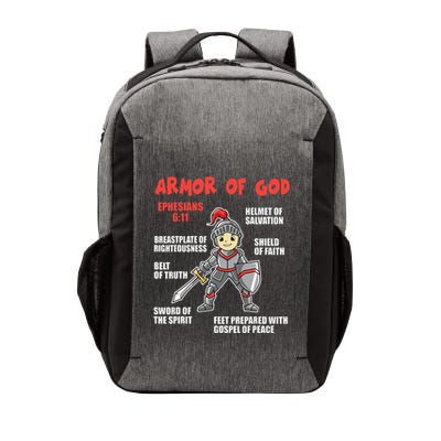 Bible Chapters Put On The Full Armor Of God Vector Backpack