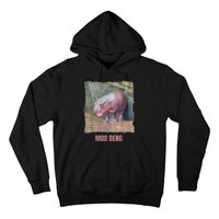 Baby Cute Pygmy Hippo Moo Deng Funny Gift Hoodie