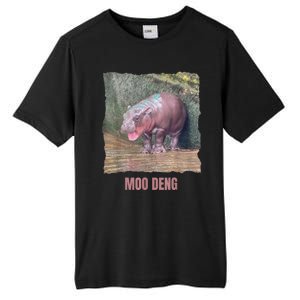 Baby Cute Pygmy Hippo Moo Deng Funny Gift Tall Fusion ChromaSoft Performance T-Shirt