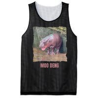 Baby Cute Pygmy Hippo Moo Deng Funny Gift Mesh Reversible Basketball Jersey Tank