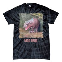 Baby Cute Pygmy Hippo Moo Deng Funny Gift Tie-Dye T-Shirt