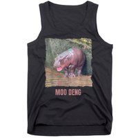 Baby Cute Pygmy Hippo Moo Deng Funny Gift Tank Top