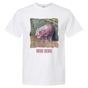 Baby Cute Pygmy Hippo Moo Deng Funny Gift Garment-Dyed Heavyweight T-Shirt