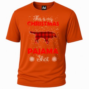 Border Collie Plaid Christmas Lover Xmas Outfit Gift Cooling Performance Crew T-Shirt