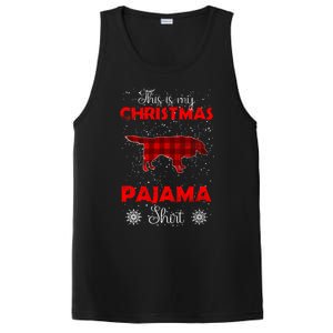 Border Collie Plaid Christmas Lover Xmas Outfit Gift PosiCharge Competitor Tank