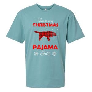 Border Collie Plaid Christmas Lover Xmas Outfit Gift Sueded Cloud Jersey T-Shirt