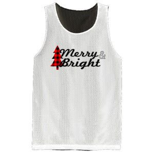 Buffalo Check Plaid Merry And Bright Christmas Holiday Gift Premium Mesh Reversible Basketball Jersey Tank