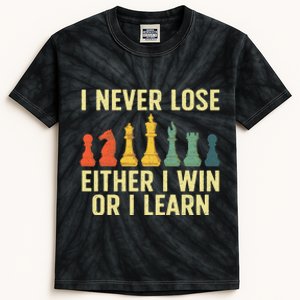 Best Chess Player Board Game Chess Lover Kids Tie-Dye T-Shirt