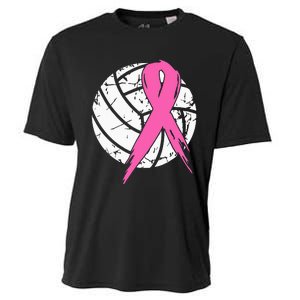 breast cancer pink ribbon volleyball awareness costume Cooling Performance Crew T-Shirt