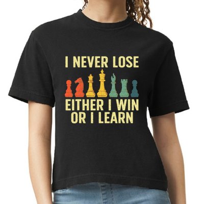 Best Chess Player Board Game Chess Lover Comfort Colors Boxy T-Shirt