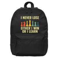Best Chess Player Board Game Chess Lover 16 in Basic Backpack