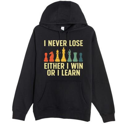 Best Chess Player Board Game Chess Lover Premium Pullover Hoodie