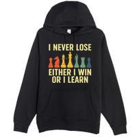 Best Chess Player Board Game Chess Lover Premium Pullover Hoodie