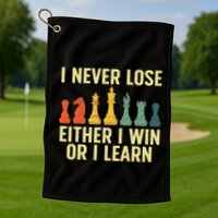 Best Chess Player Board Game Chess Lover Golf Towel