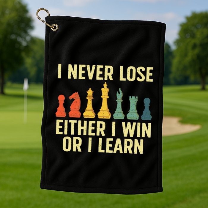 Best Chess Player Board Game Chess Lover Golf Towel