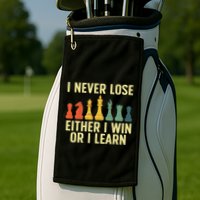 Best Chess Player Board Game Chess Lover Golf Towel