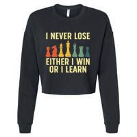 Best Chess Player Board Game Chess Lover Cropped Pullover Crew