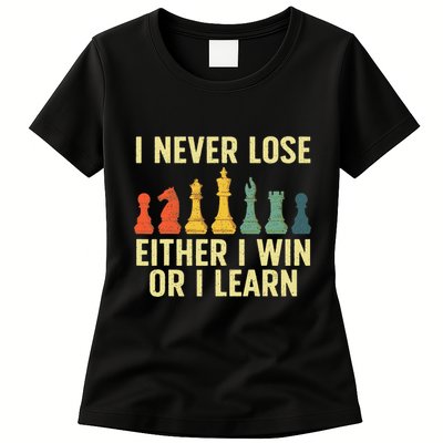 Best Chess Player Board Game Chess Lover Womens T-Shirt