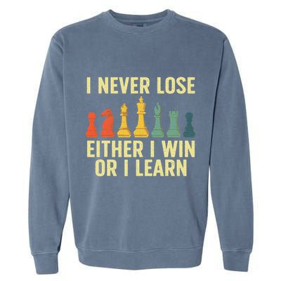 Best Chess Player Board Game Chess Lover Garment-Dyed Sweatshirt
