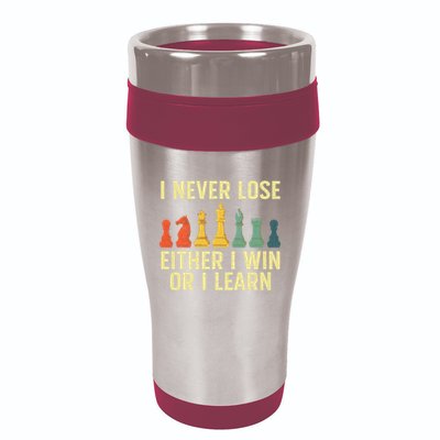 Best Chess Player Board Game Chess Lover 16oz Travel Tumbler