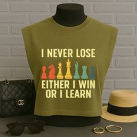 Best Chess Player Board Game Chess Lover Garment-Dyed Women's Muscle Tee