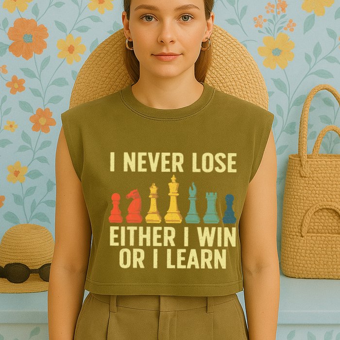 Best Chess Player Board Game Chess Lover Garment-Dyed Women's Muscle Tee