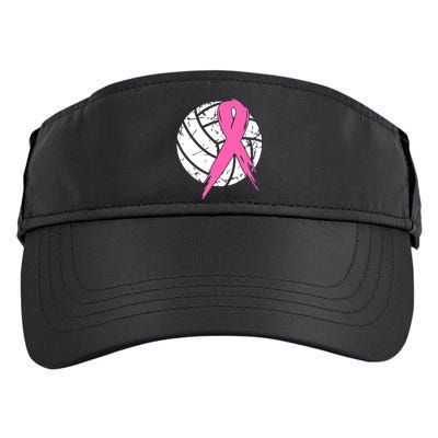 Breast Cancer Pink Ribbon Volleyball Awareness Costume Adult Drive Performance Visor