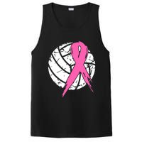 Breast Cancer Pink Ribbon Volleyball Awareness Costume PosiCharge Competitor Tank