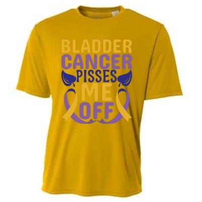 Bladder Cancer Pisses Me Off Breast Cancer Awareness Cooling Performance Crew T-Shirt