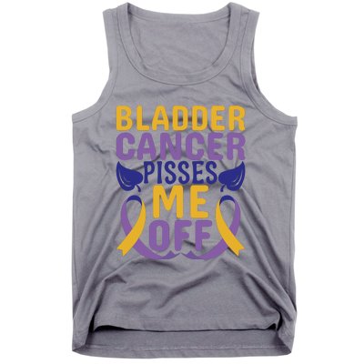 Bladder Cancer Pisses Me Off Breast Cancer Awareness Tank Top