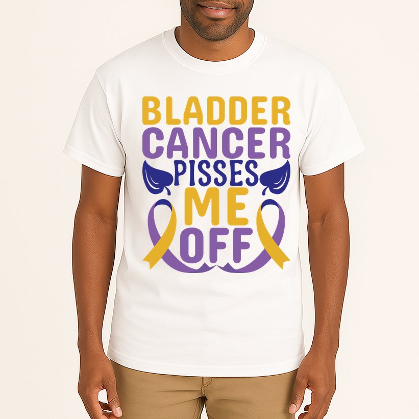 Bladder Cancer Pisses Me Off Breast Cancer Awareness Tall T-Shirt