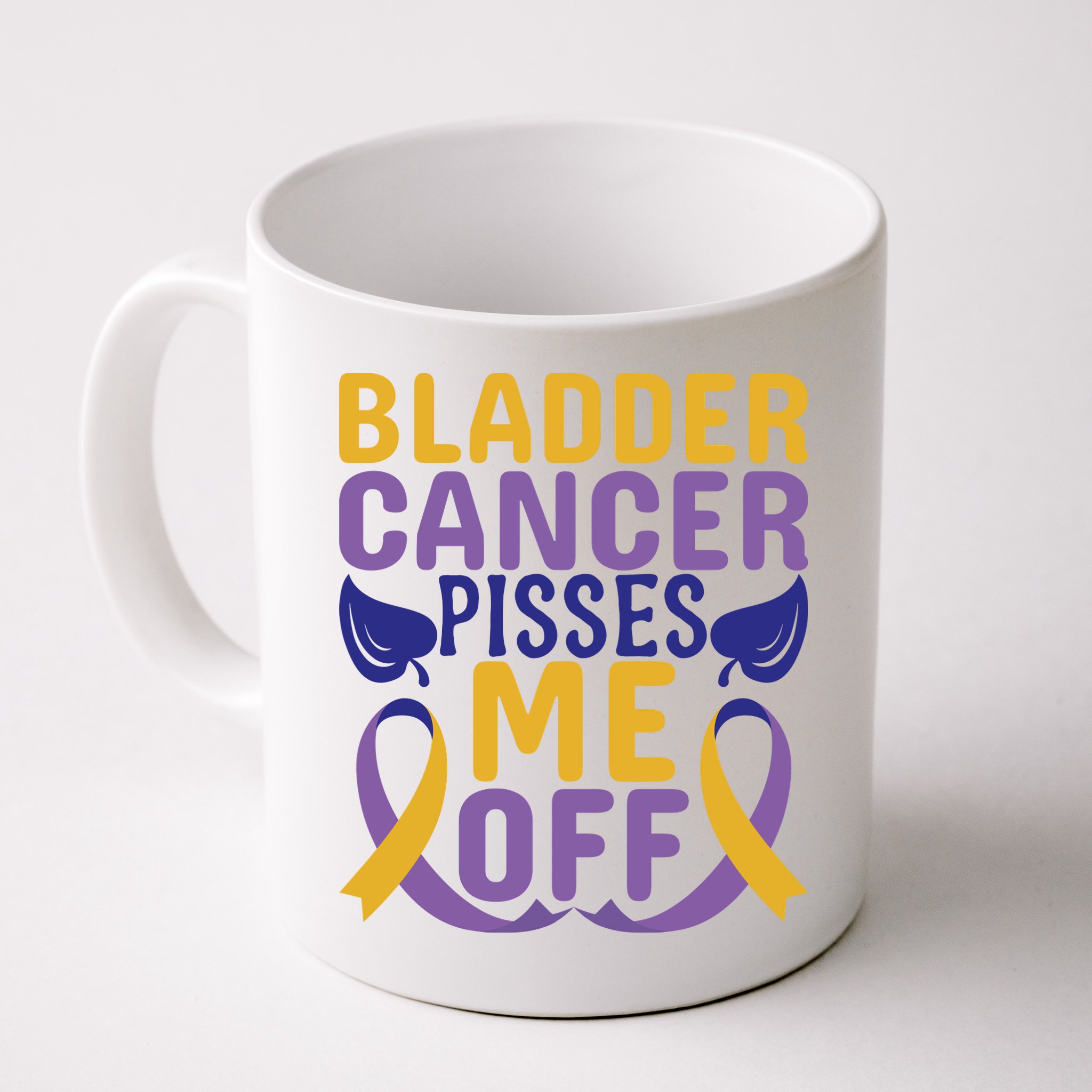 Bladder Cancer Pisses Me Off Breast Cancer Awareness Mug