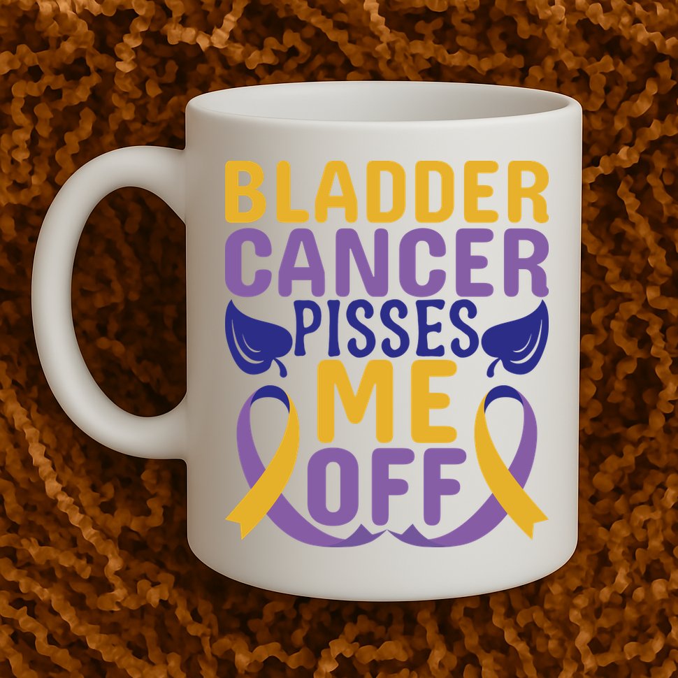 Bladder Cancer Pisses Me Off Breast Cancer Awareness Mug