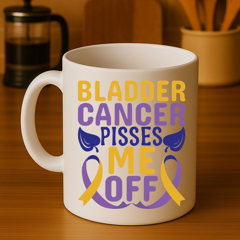 Bladder Cancer Pisses Me Off Breast Cancer Awareness Mug