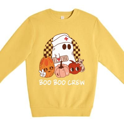 Boo Crew Pajamas For Boo Boo Crew Nurse Cute Gift Premium Crewneck Sweatshirt